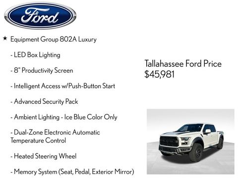 Used 2019 Ford F150 Raptor w/ Equipment Group 802A Luxury image 13