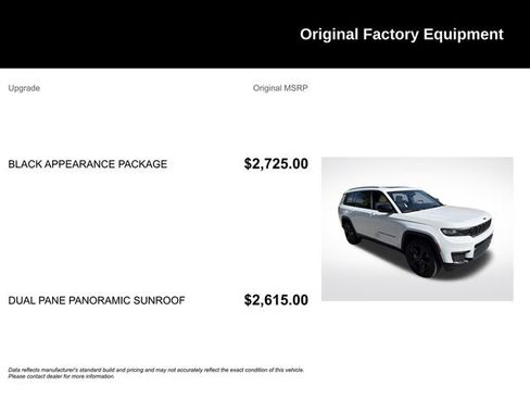 Used 2025 Jeep Grand Cherokee L Limited w/ Black Appearance Package AWD/4WD image 9