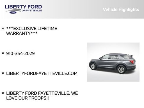 Used 2022 Ford Explorer XLT w/ Equipment Group 202A RWD image 5
