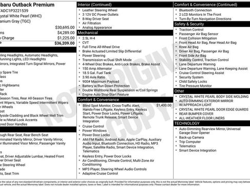 Used 2023 Subaru Outback Premium image 14