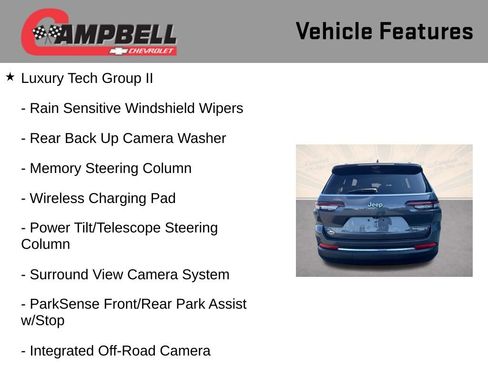 Used 2024 Jeep Grand Cherokee L Limited w/ Luxury Tech Group II image 10