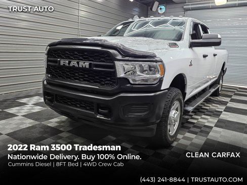Used 2022 RAM 3500 Tradesman w/ Bed Utility Group AWD/4WD image 1