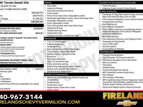 Used 2023 GMC Terrain Denali w/ Black Diamond Edition AWD/4WD image 2