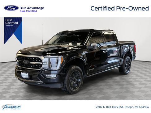 Certified 2021 Ford F150 Platinum w/ Equipment Group 701A High AWD/4WD image 1