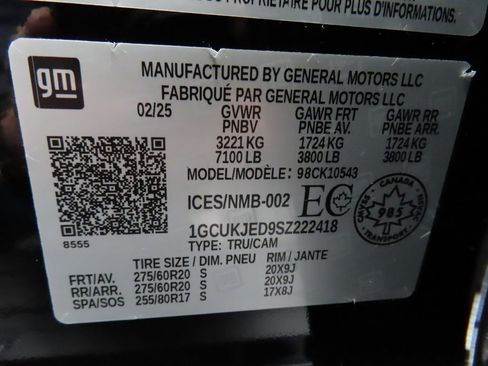 Used 2025 Chevrolet Silverado 1500 High Country w/ Midnight Edition image 81