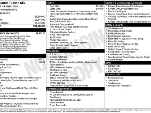 Certified 2024 Hyundai Tucson SEL w/ Convenience Package image 13