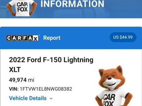 Used 2022 Ford F150 Lightning XLT AWD/4WD image 7