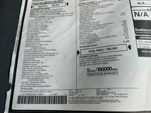 Used 2024 RAM 5500 SLT w/ Quick Order Package 2YG SLT image 15