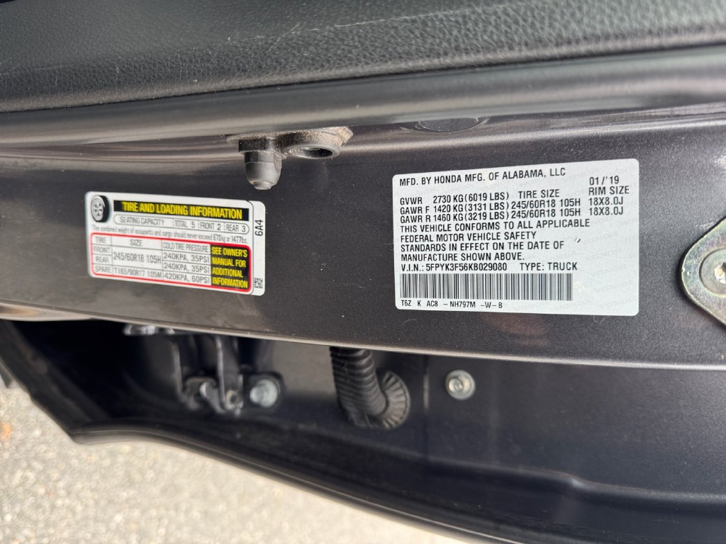 Used 2019 Honda Ridgeline RTL image 25