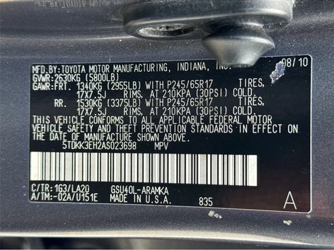 Used 2010 Toyota Highlander SE FWD image 13