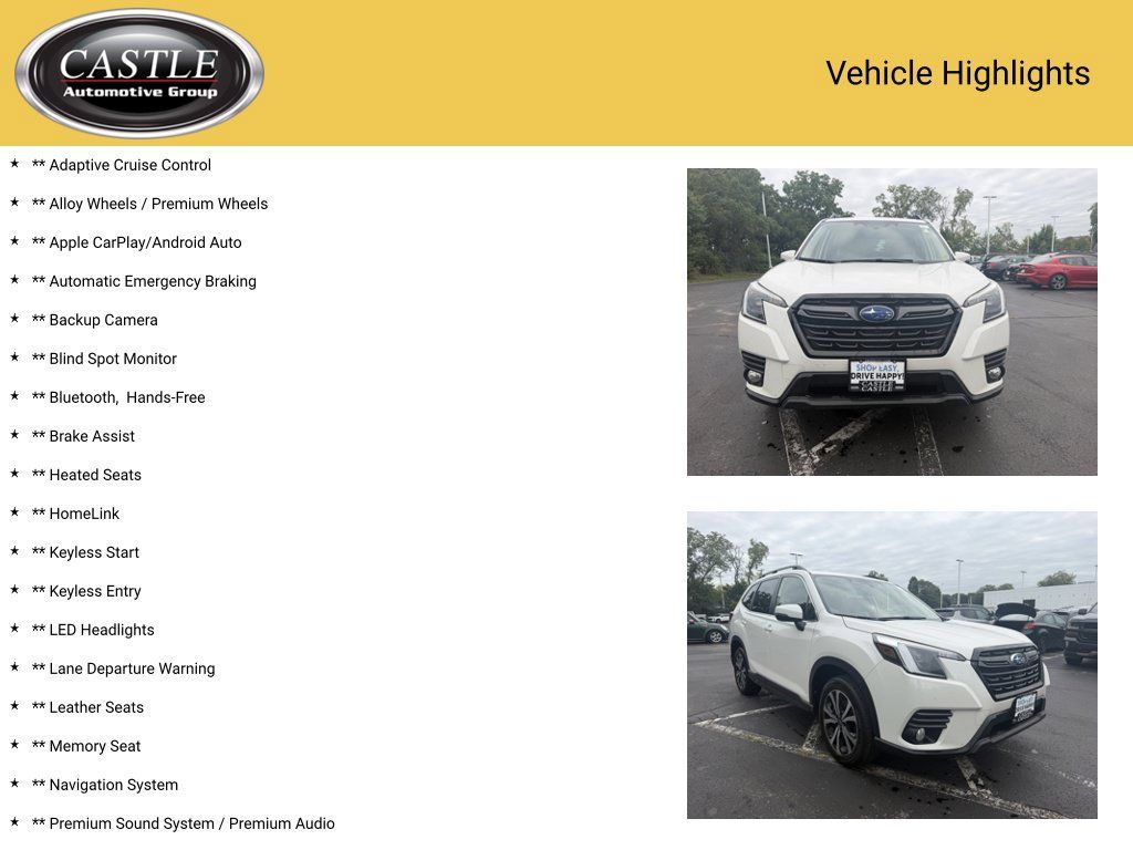 Certified 2023 Subaru Forester Limited AWD/4WD image 4