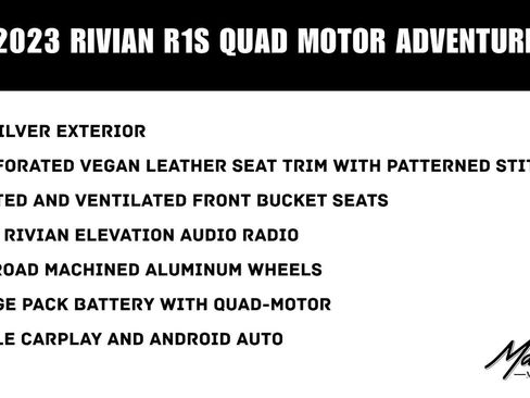 Used 2023 Rivian R1S Adventure AWD/4WD image 2