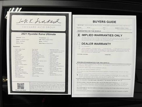 Used 2021 Hyundai Kona Ultimate w/ Cargo Package AWD/4WD image 38