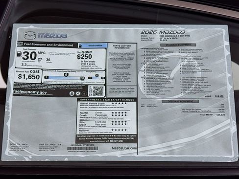 New 2026 MAZDA MAZDA3 s image 19