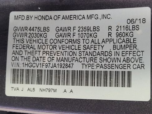 Used 2018 Honda Accord Touring image 33