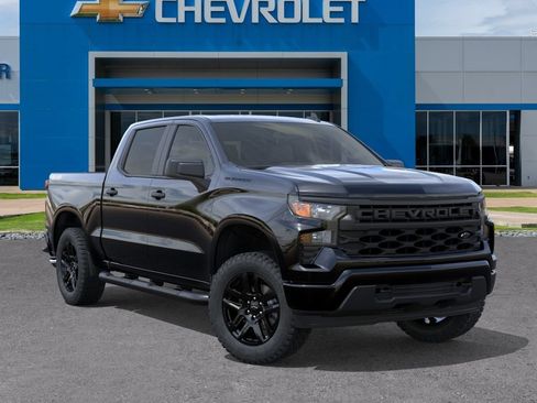 New 2026 Chevrolet Silverado 1500 Custom w/ Turbomax Blackout Package AWD/4WD image 7