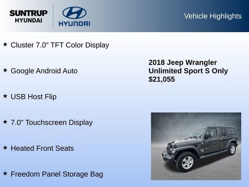 Used 2018 Jeep Wrangler Unlimited Sport S image 16
