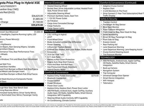 Used 2025 Toyota Prius Plug-In Hybrid FWD image 7