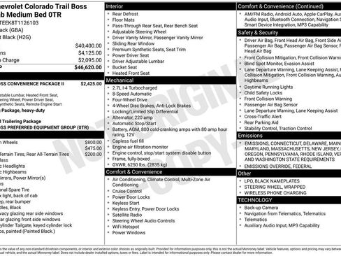 New 2026 Chevrolet Colorado Trail Boss image 4