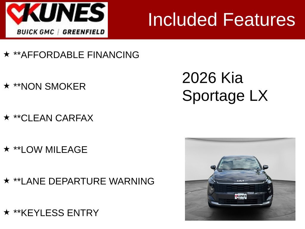 Used 2026 Kia Sportage LX FWD image 3