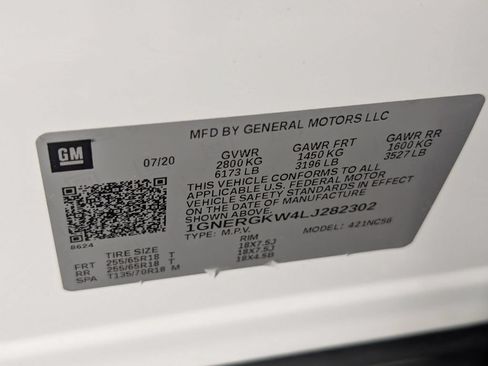 Certified 2020 Chevrolet Traverse LT FWD image 40