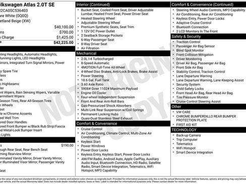 Certified 2025 Volkswagen Atlas SE image 25