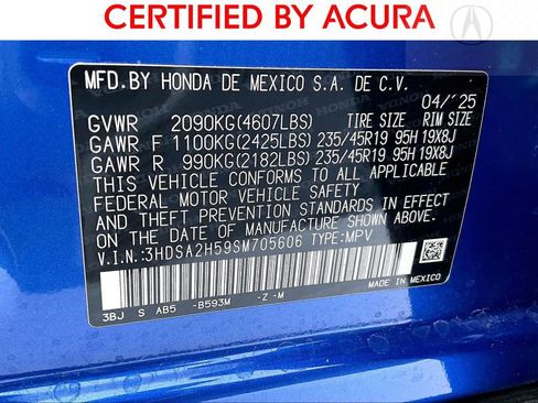 Certified 2025 Acura ADX A-Spec image 41