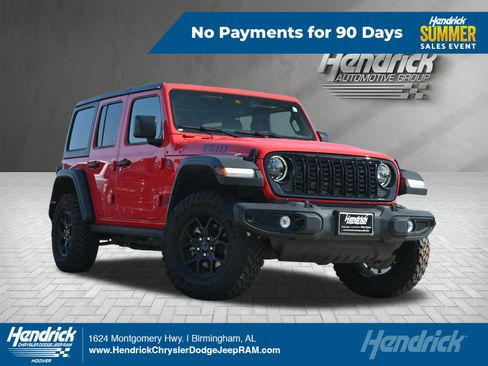 Used 2025 Jeep Wrangler Unlimited Sport S 4xe AWD/4WD image 1