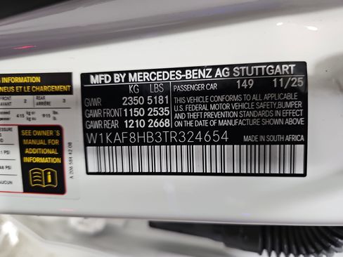 New 2026 Mercedes-Benz C 43 AMG 4MATIC Sedan image 37