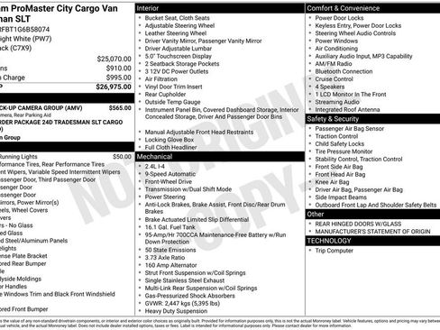 Used 2016 RAM ProMaster City Tradesman SLT w/ Rear Back-up Camera Group image 5