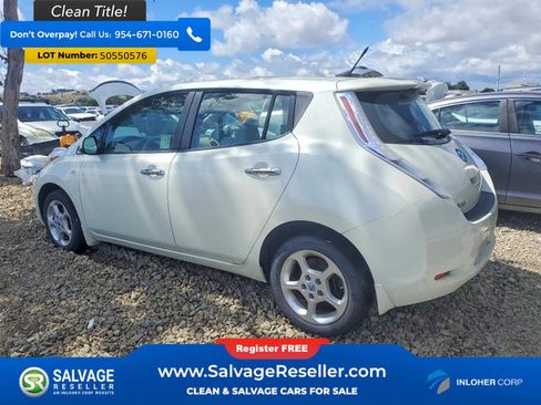 Used 2012 Nissan Leaf SL w/ Eco Design Pkg FWD image 3