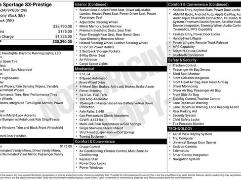 Used 2023 Kia Sportage SX image 3