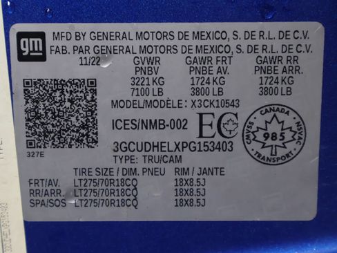 Used 2023 Chevrolet Silverado 1500 ZR2 AWD/4WD image 46