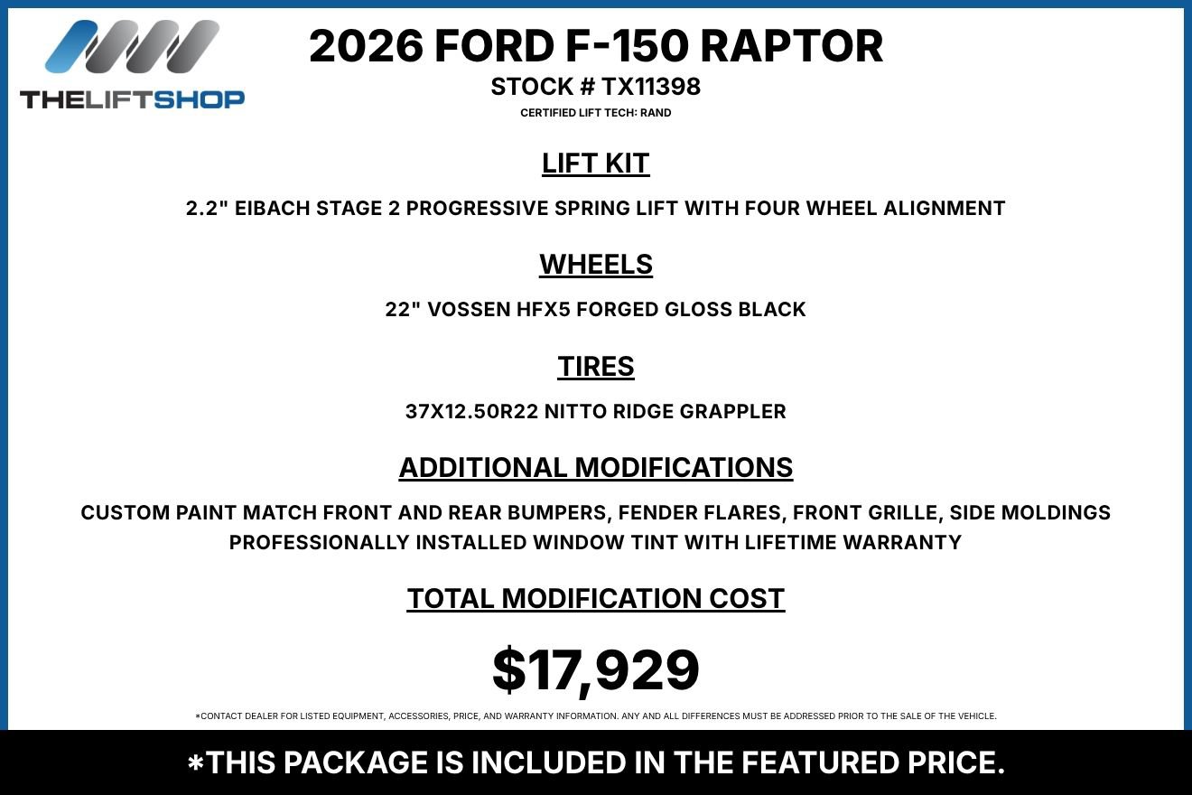 Used 2026 Ford F150 Raptor AWD/4WD image 2