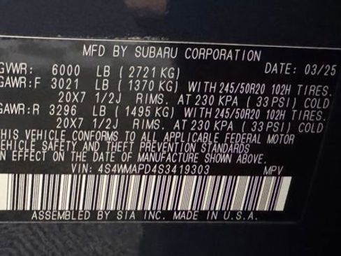 Certified 2025 Subaru Ascent Limited image 47