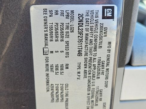 Used 2007 Chevrolet Equinox LS AWD/4WD image 33