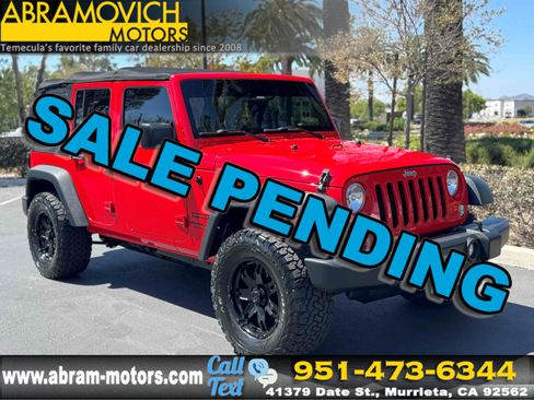 Used 2015 Jeep Wrangler Unlimited Sport w/ Quick Order Package 24S AWD/4WD image 1