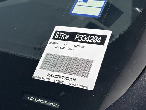 Used 2023 BMW X3 sDrive30i w/ Convenience Package RWD image 13