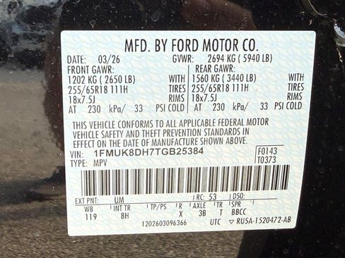 New 2026 Ford Explorer Active image 19