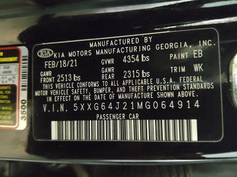 Used 2021 Kia K5 GT-Line w/ GT-Line FWD Premium Package image 33