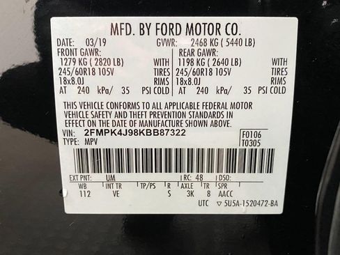 Used 2019 Ford Edge SEL w/ Equipment Group 201A image 32