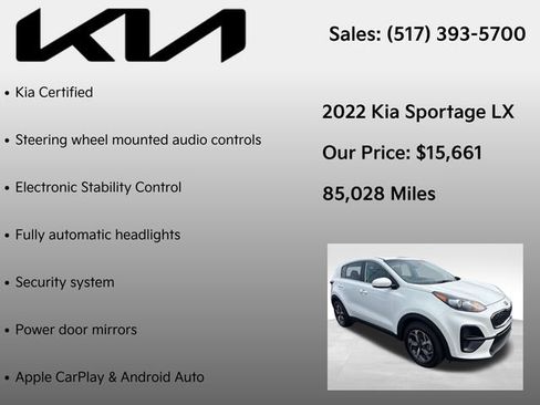 Used 2022 Kia Sportage LX FWD image 7