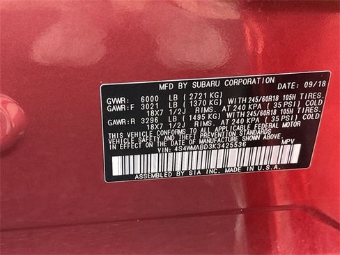 Used 2019 Subaru Ascent Premium w/ Popular Package #1 image 31