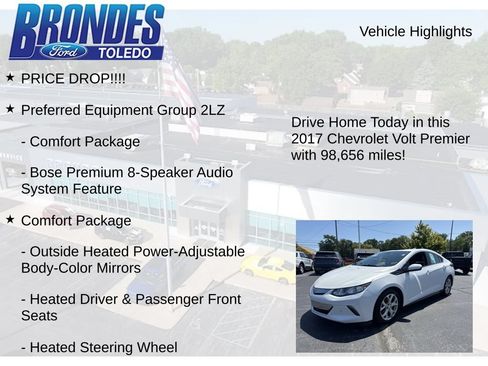 Used 2017 Chevrolet Volt Premier w/ Driver Confidence Package FWD image 5