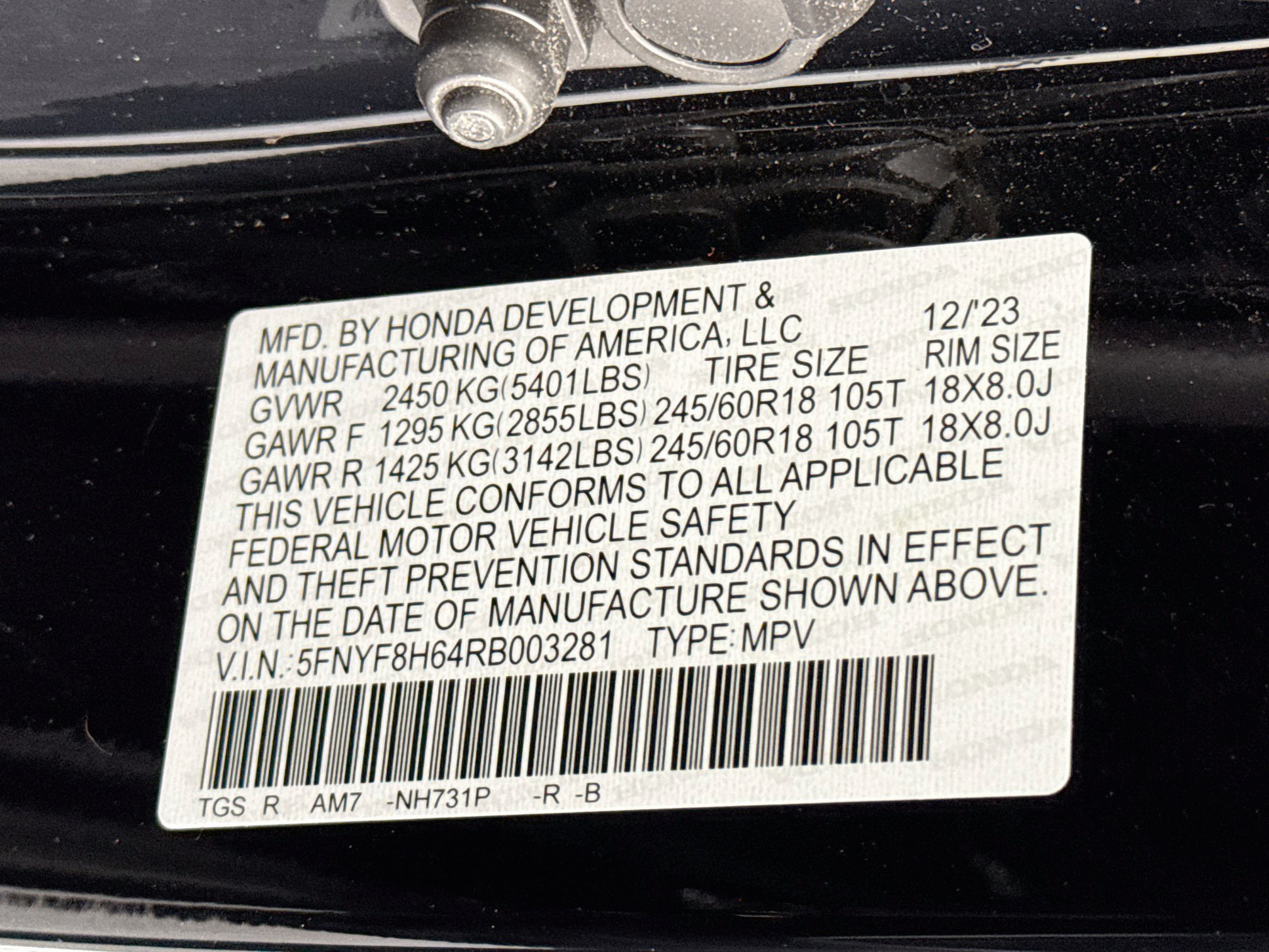 Certified 2024 Honda Passport TrailSport image 32