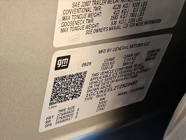 New 2026 Chevrolet Silverado 1500 RST AWD/4WD image 17