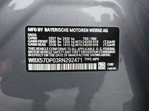 Used 2024 BMW X3 xDrive30i w/ Convenience Package w/ZPA image 36