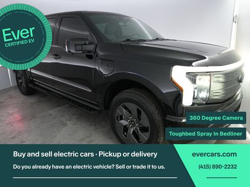 Used 2022 Ford F150 Lightning Lariat AWD/4WD image 1