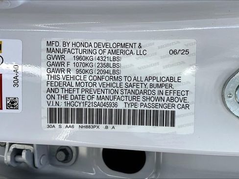 New 2025 Honda Accord LX image 29