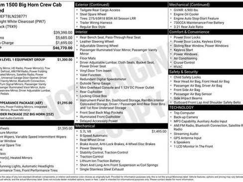 Used 2020 RAM 1500 Big Horn RWD image 5